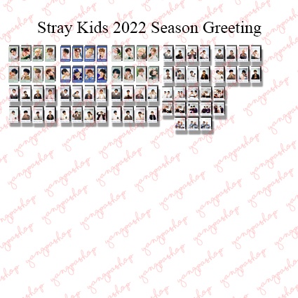 [READY / SET] STRAY KIDS 2022 SEASON GREETINGS SKZZ PHOTOCARD FAN MADE UNOFFICIAL YANGPASHOP SG BANG