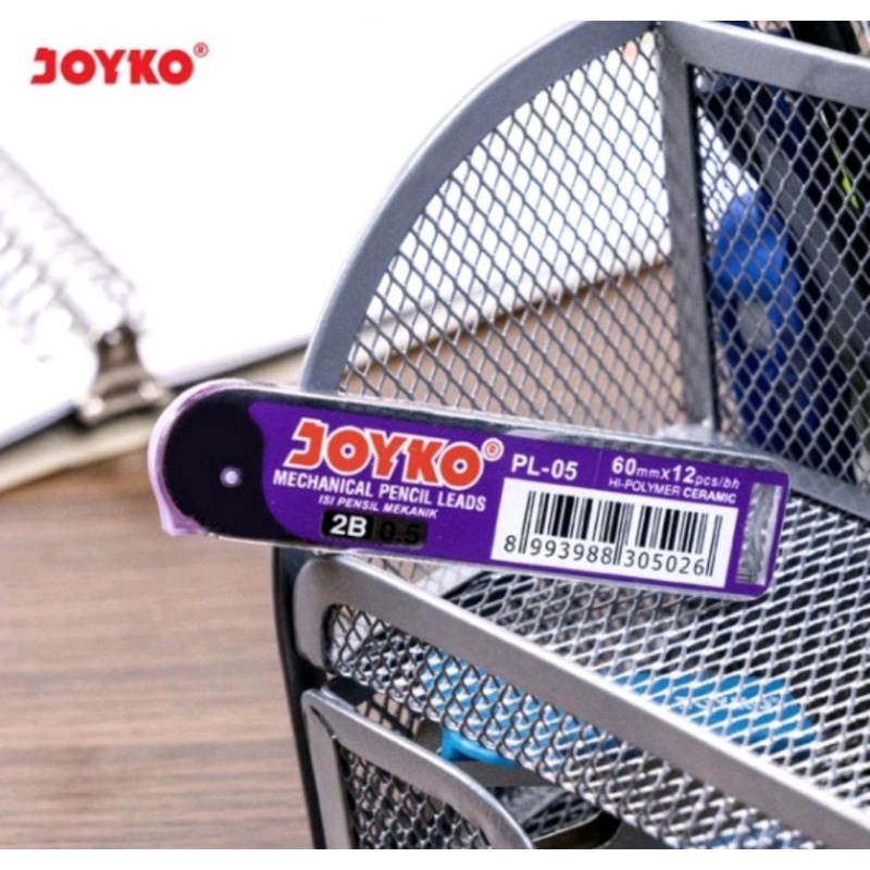 

Refil Pensil mekanik 2B Joyko 0.5mm isi pinsil cetek tekan Mechanical Pencil Leads PL-05