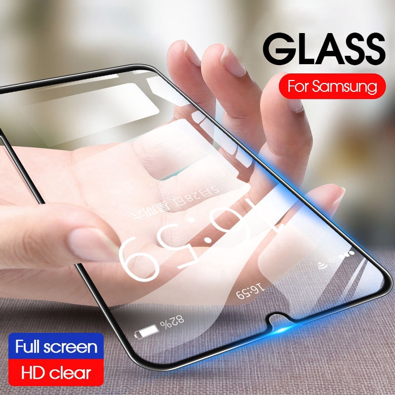 Tempered Glass 9d Pelindung Layar Samsung Galaxy A03S A22 A02 A12 A02S A11 A71 A51 A30s A10s A20s A50 A50s A70 A21S S21 Note 20