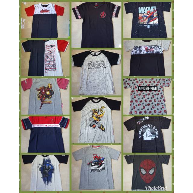 Kaos anak marvel original matahari
