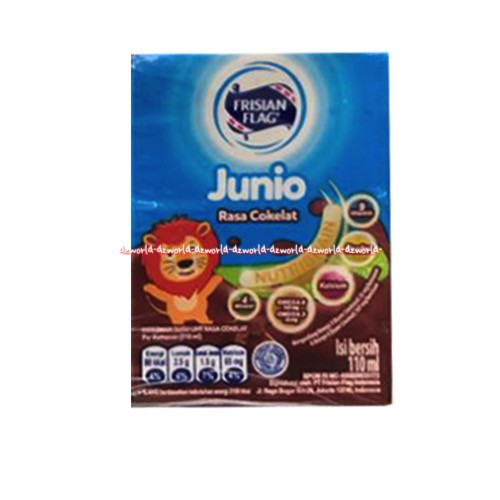 Frisian Flag Junio Rasa Coklat isi 6pcs Uht Kid Susu Bendera anak Rasa Cokelat Isi 6 Frisianflag Junior FF Kids Milk