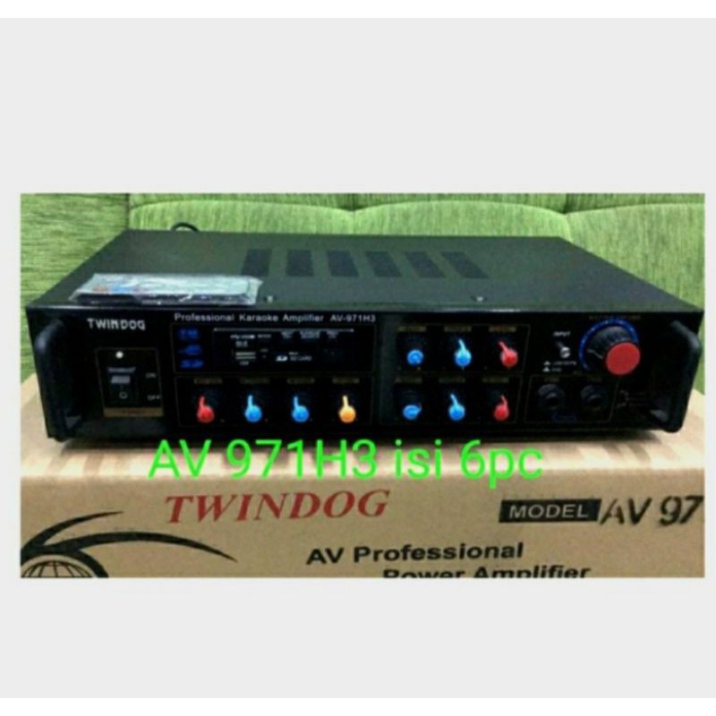 Twindog , TD , AV 971H3 USB  , Twin Dog , Ampli, Amply, Amplifier REMOTE