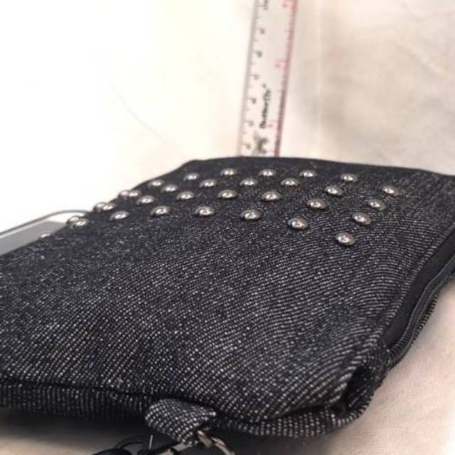 SMALL POUCH WALLET STUDD CLUTCH WALLET/tas selempang cewek import jeans