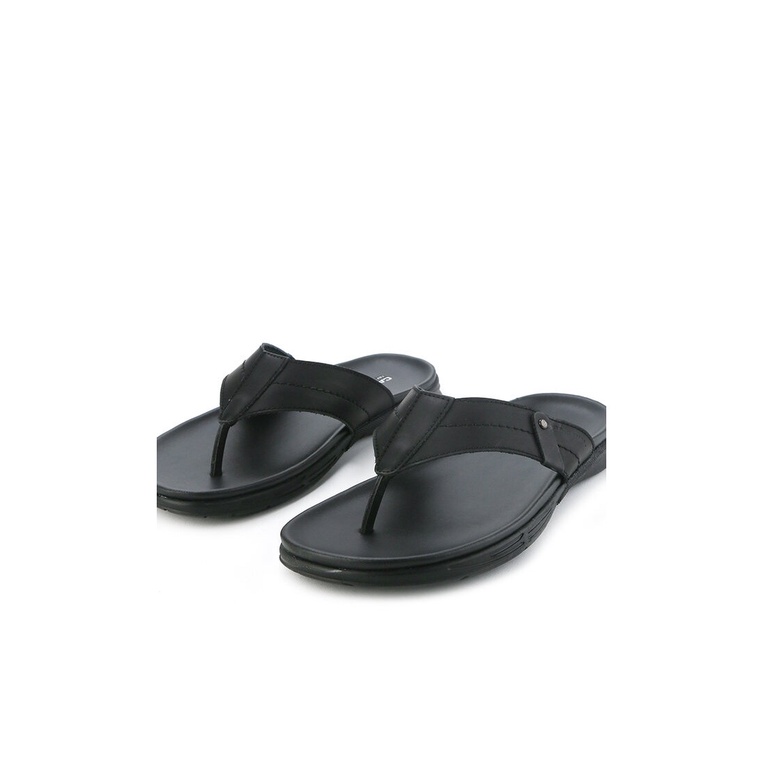 SANDAL JEPIT KULIT PRIA CARDINAL ORIGINAL CASUAL TERBARU HITAM CA09