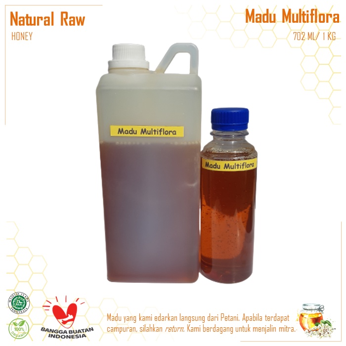 

Madu Murni Multifora Penambah Imun Covid Madu Bunga Kaliandra 100% Alami Pure Honey Madu Kekebalan