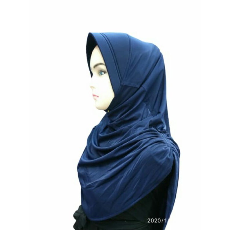 Kerudung Rumana Serut Kiri Kanan / Hijab Instan Harian