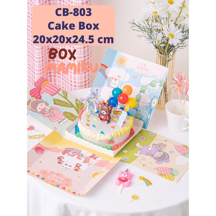 Kotak Kue Ulang Tahun  Korean Cake Box Birthday Party Hadiah