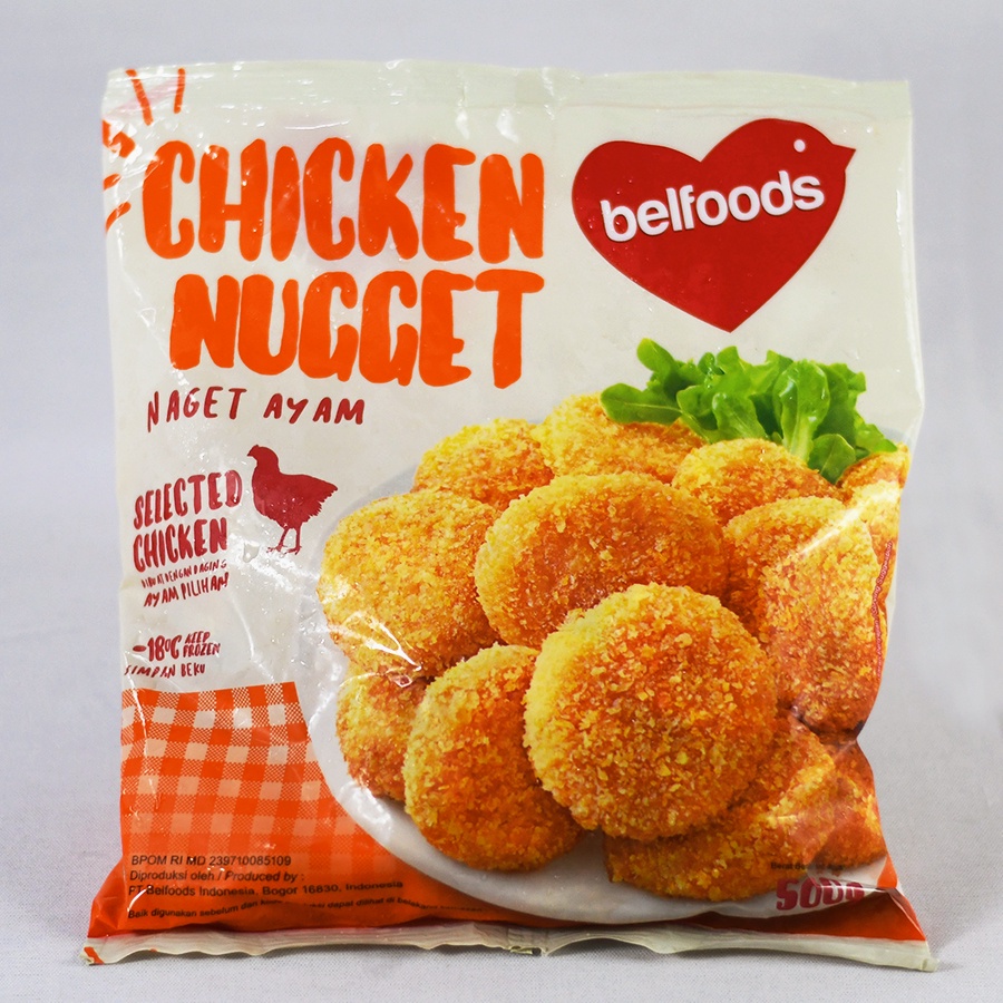 

Belfoods chicken nugget 500 gr