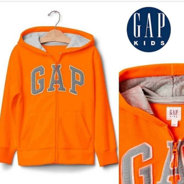 GapKids Boys Reflective Logo Hoodie Jacket