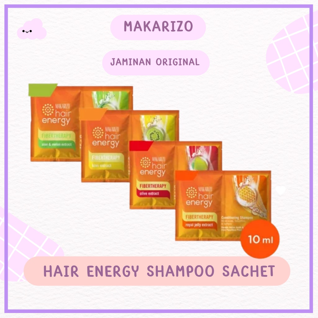 Jual Makarizo Hair Energy Shampoo Conditioner Sachet 10m; (2x5mL) Shopee Indonesia