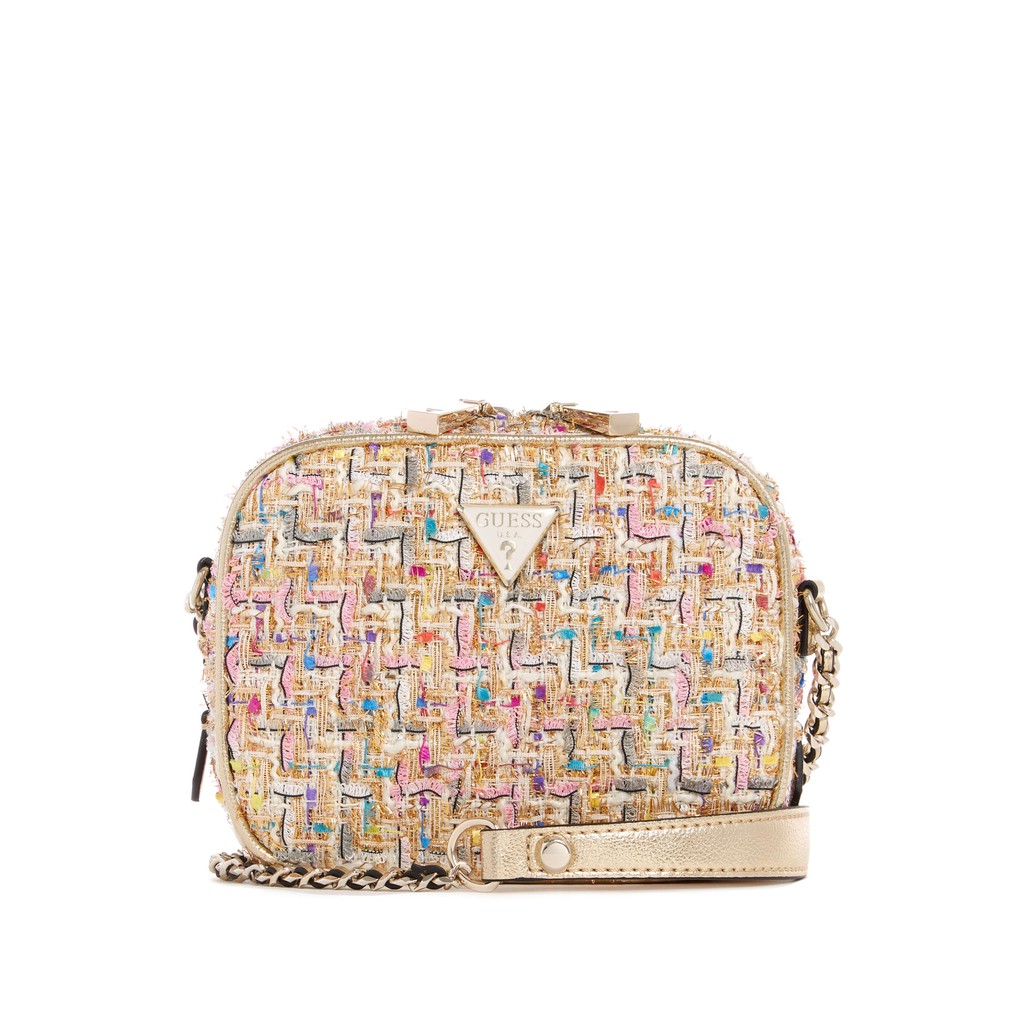 Tas Guess Cessily Camera Bag Tweed 108