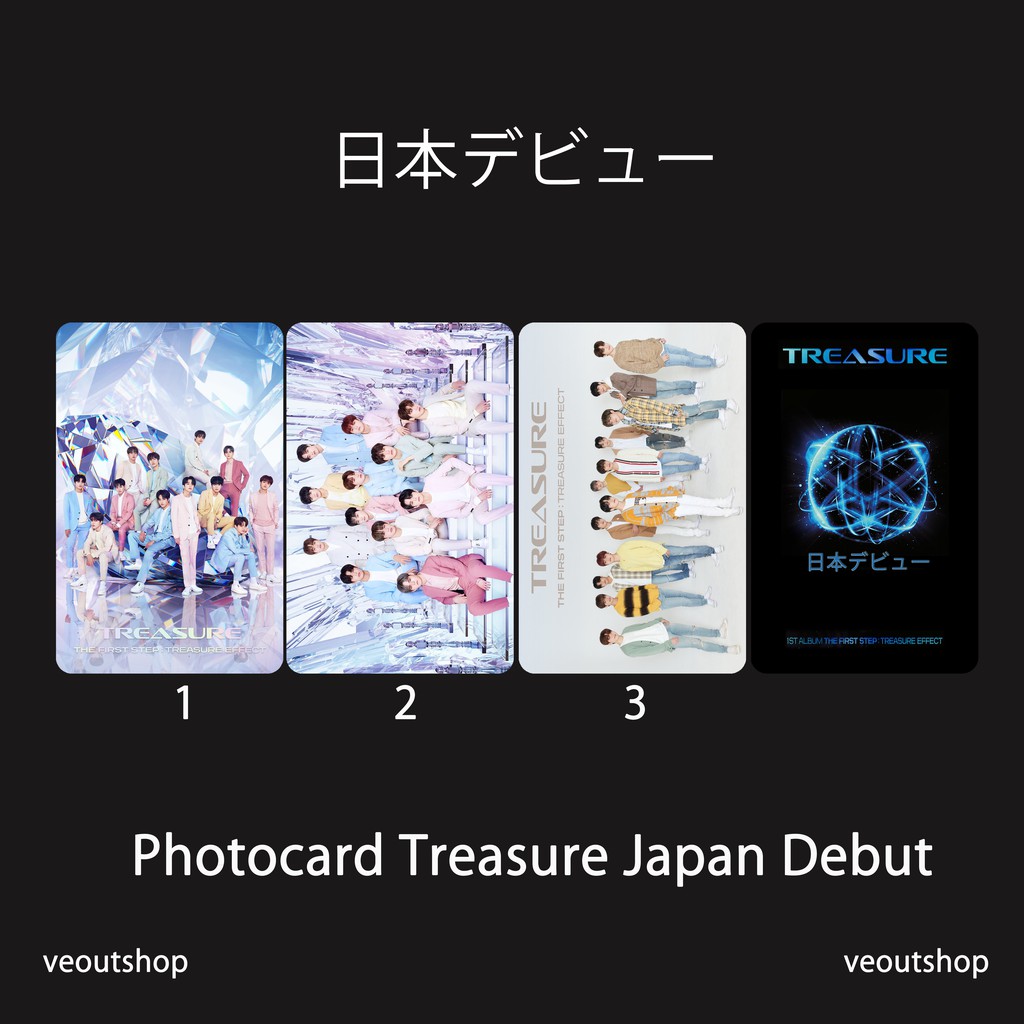 Photocard Treasure Japan Debut , Photocard Treasure Debut Japan