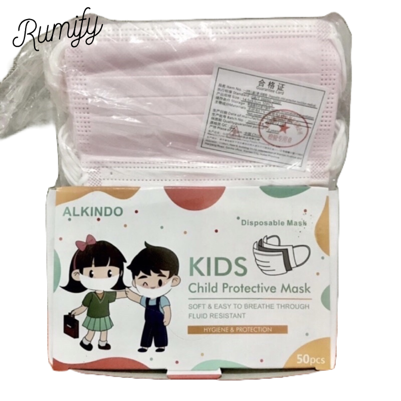 MASKER ANAK 3 PLY EARLOOP ISI ± 50 PCS KN95 KF94 MOTIF UNIK LUCU MURAH BANJARMASIN KALIMANTAN | RUMIFY