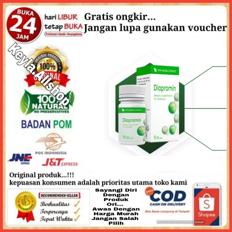 DIAPROMIN ASLI ORIGINAL OBAT DIABETES KENCING MANIS TERBUKTI NYATA