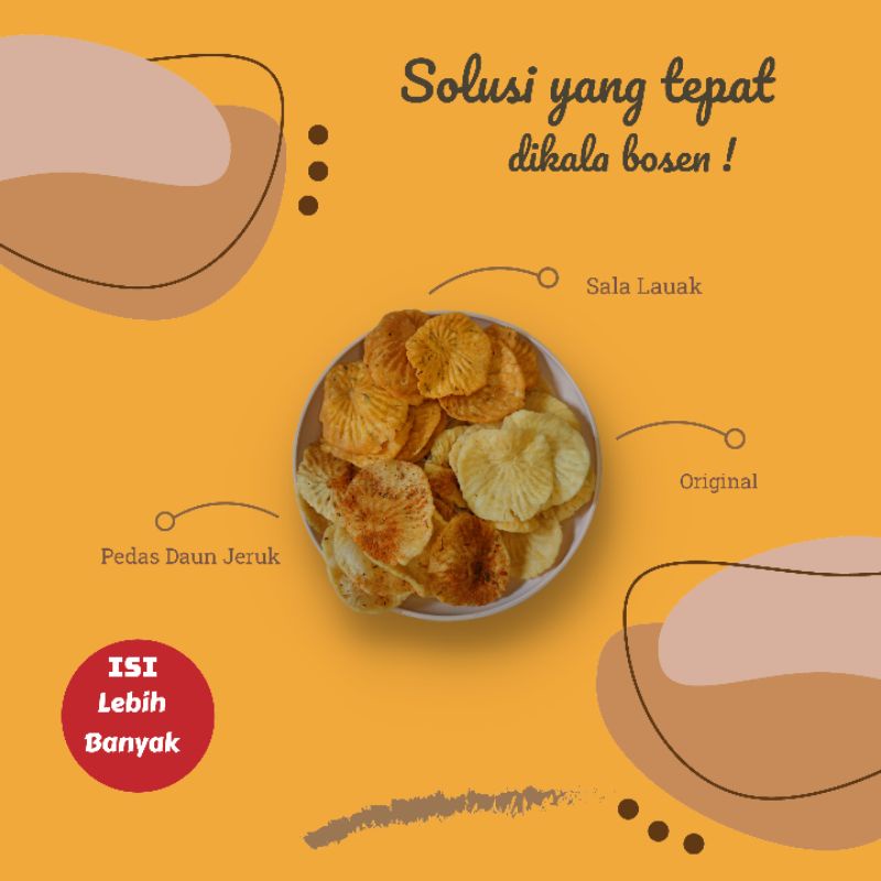 

Makanan Ringan Keripik Ladu Kerupuk Snack + Cemilan Arai Pinang Oleh Oleh Aneka Rasa | 120g