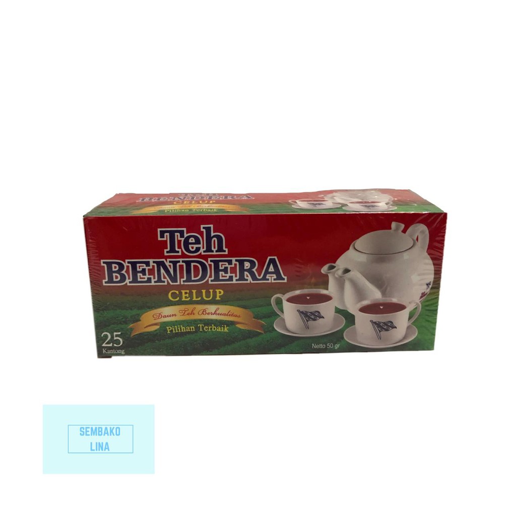 

Teh Bendera Celup 50g isi 25Pcs