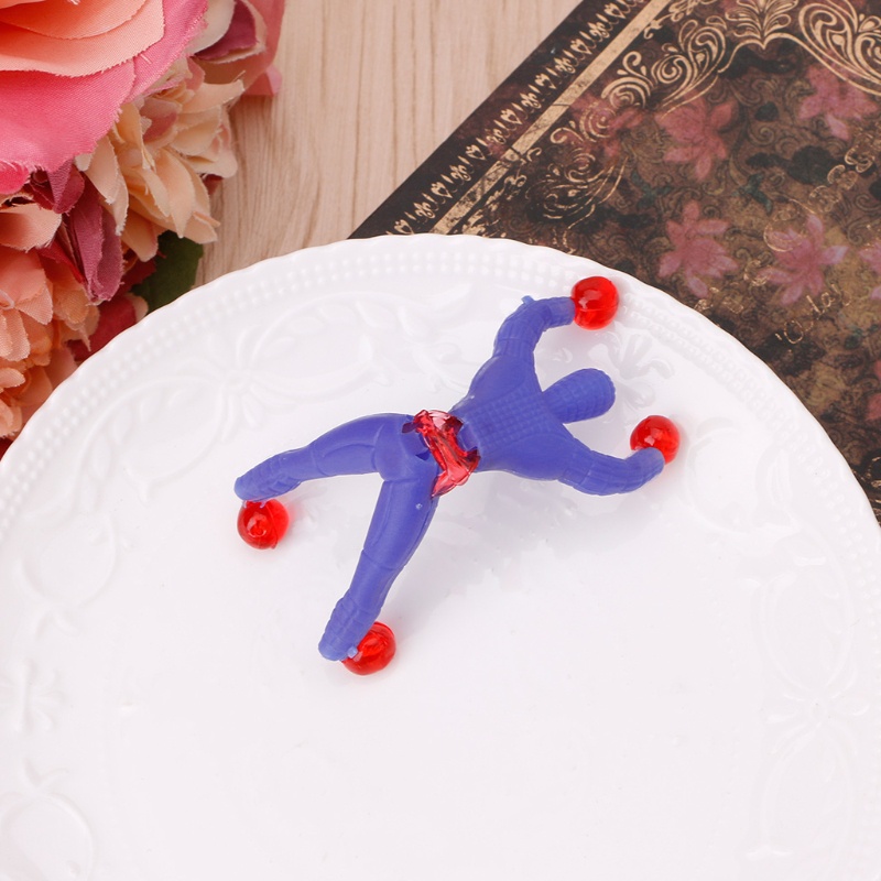 Mary Sticky Elastis Spider Man Fun Stretchy Mainan Anak Panjat Dinding Figure Super Hero