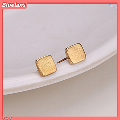 6 Pasang / Set Anting Stud Bentuk Geometris Untuk Wanita