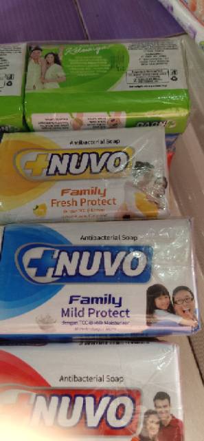 SABUN NUVO FAMILY  PAKET 3 PCS. SABUN ANTI SEPTIC UKURAN 56 GRAM