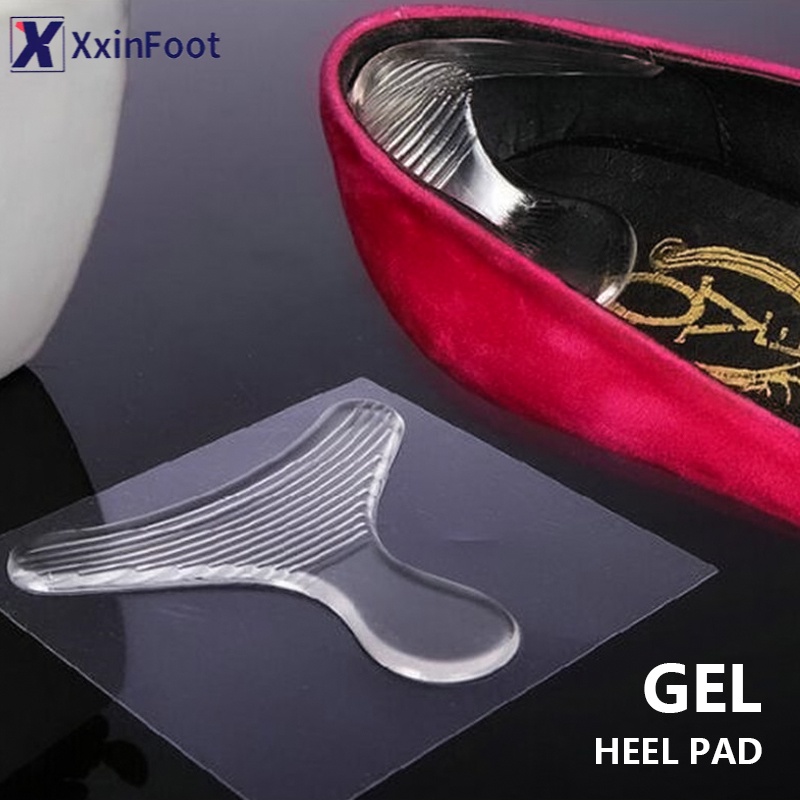 2Pcs Ledakan Lembut Silicone High Heel Pad Perawatan Kaki Sol Heel Cushion Sepatu Sisipan