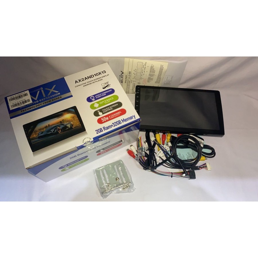 Double din Android 10 inch AVIX AX2AND10X13 Full Android 2GB+32GB Tipe TERBARU