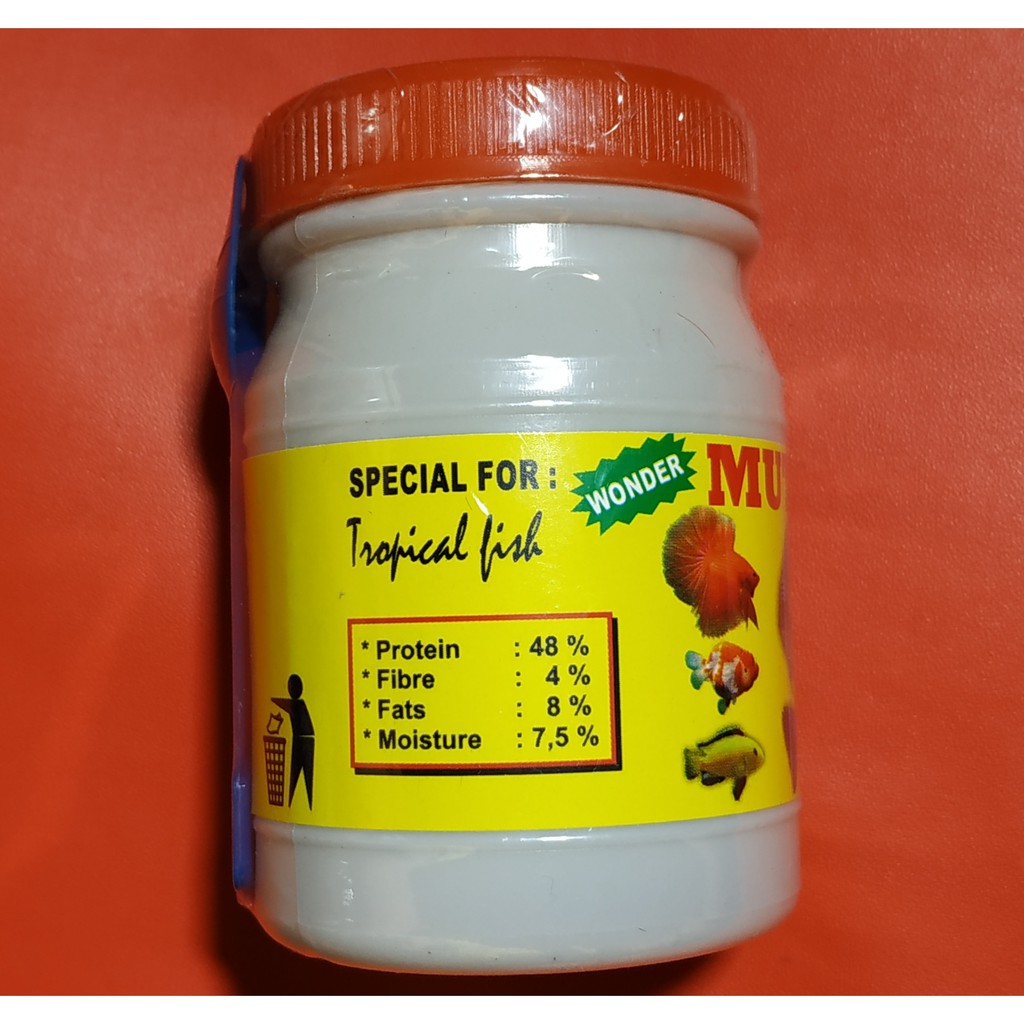 Pakan Ikan hias Mutiara Tropical | Shopee Indonesia