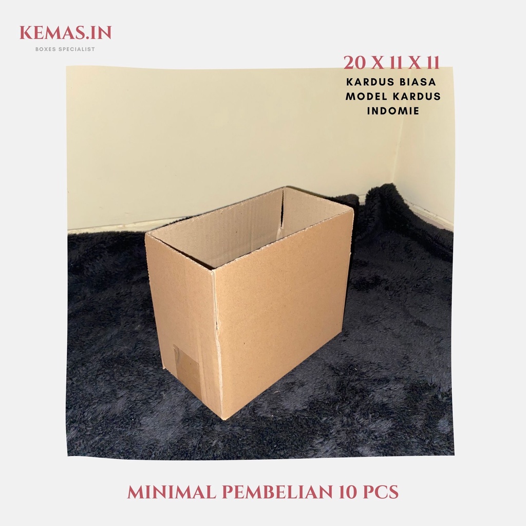 Kardus Packing 20x11x11 - Kemasan Karton Box Dus Packaging Polos Murah Baru-2