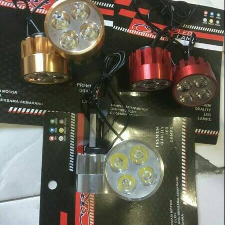 Lampu tembak LED 4 mata cr7