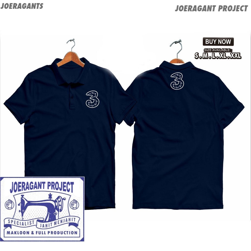 poloshirt tri provider / kaos kerah provider 3 premium JP joeragants