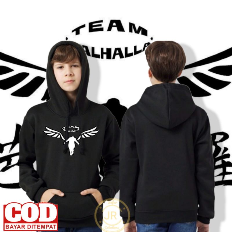Jaket anak anak anime tokyo revengers team Walhalla Valhalla/Hoodie anak valhalla tokyo revengers