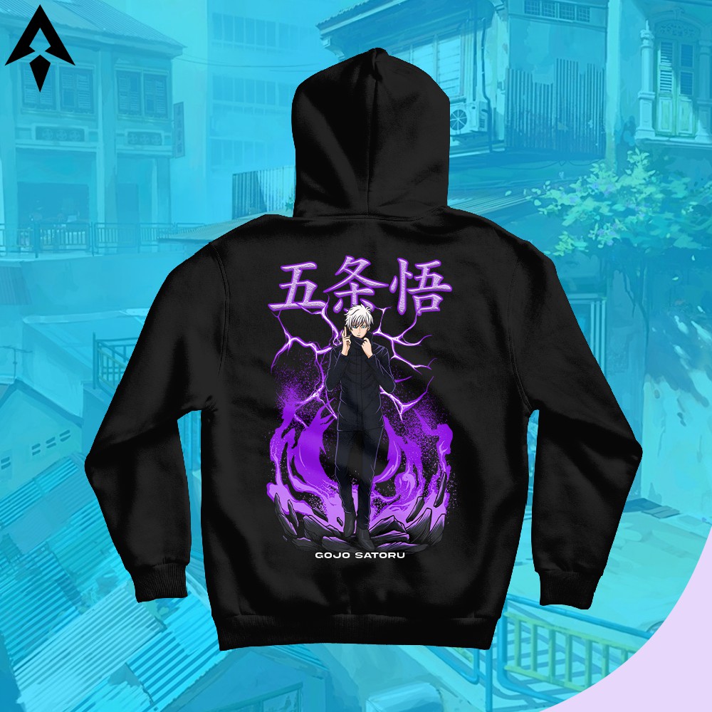 APPU Hoodie Gojo Satoru - Black, White