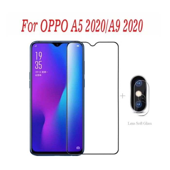 Tempered Glass Layar Oppo A5 / A9 2020 Pelindung Layar Handphone