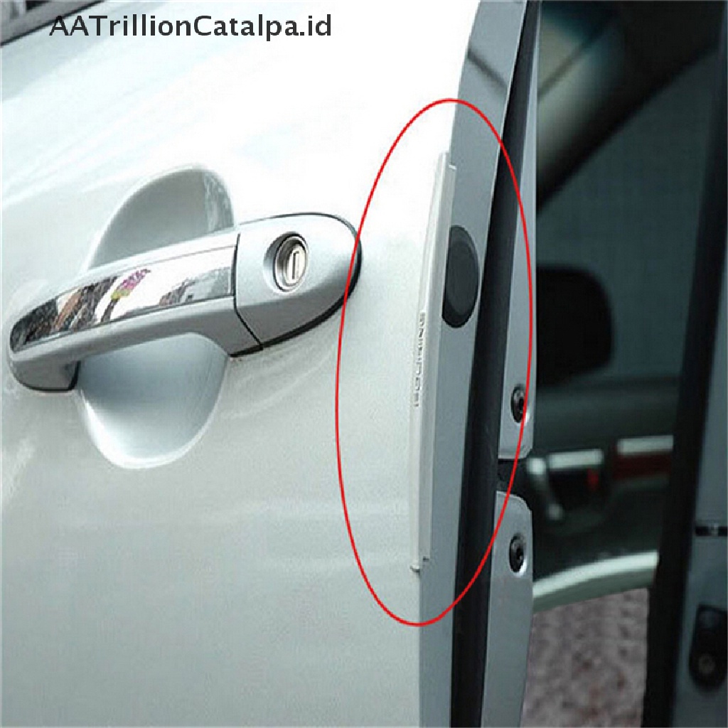 Aatrillioncatalpa 8pcs Strip Pelindung Pinggiran Pintu Mobil Anti Gores