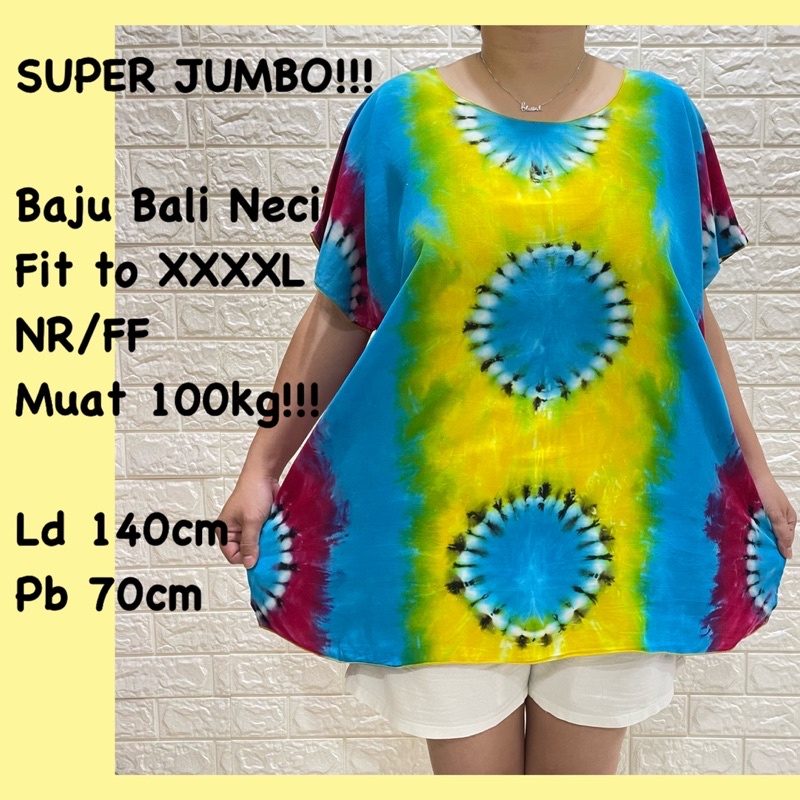 BAJU BALI NECI FIT TO 4XL KODE NR/FF REAL PICT 100KG MUAT!!!