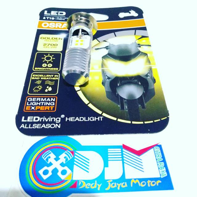 LAMPU DEPAN LED YELLOW OSRAM BEAT FI,NEW BEAT ESP 2700 KELVIN