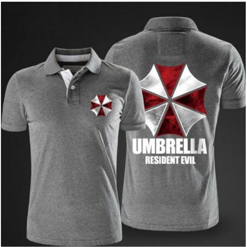 Poloshirt/kaos kerah Umbrella Resident Evil