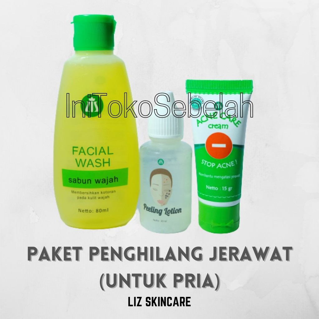 LIZ SKIN dr Lis - Paket Penghilang Jerawat Pria