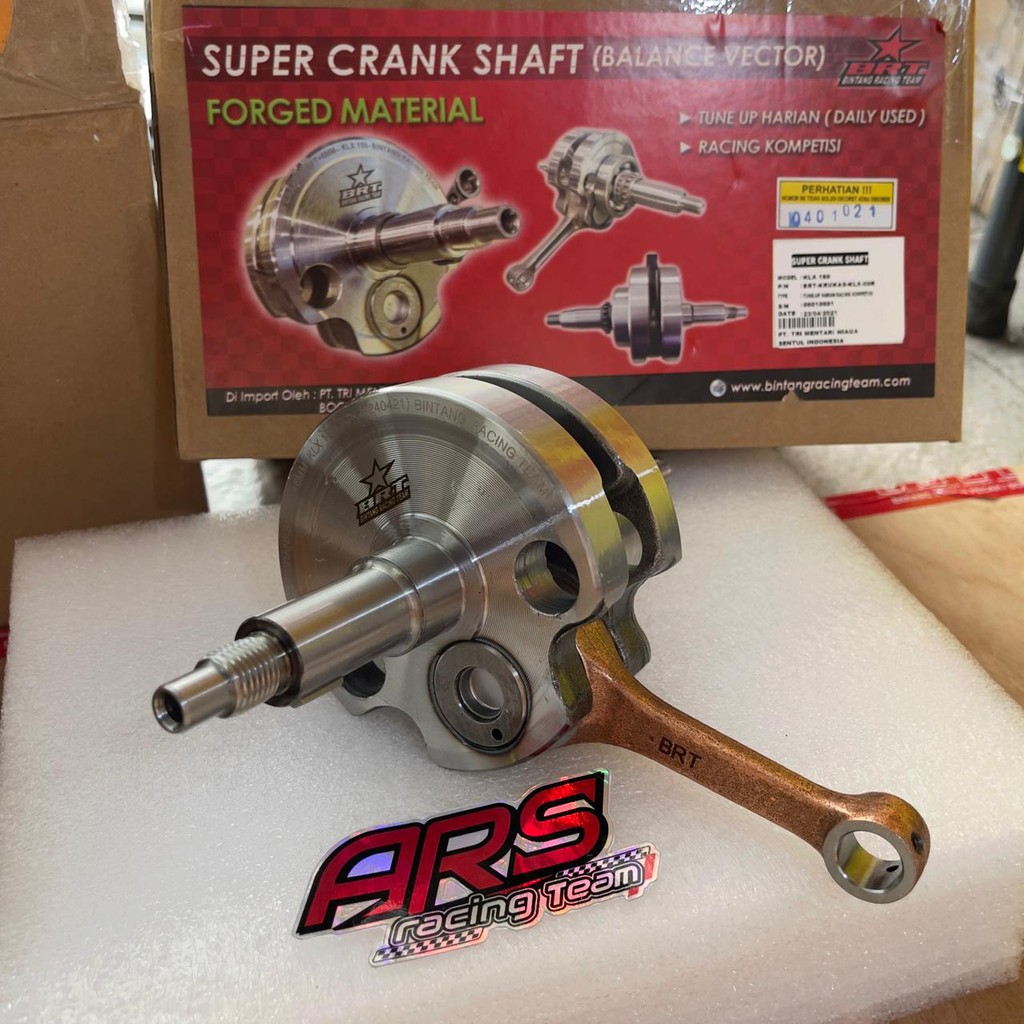 KRUK AS BRT KLX 150 . DTRACKER - STROKE 6MM - SUPER CRANKSHAFT BRT