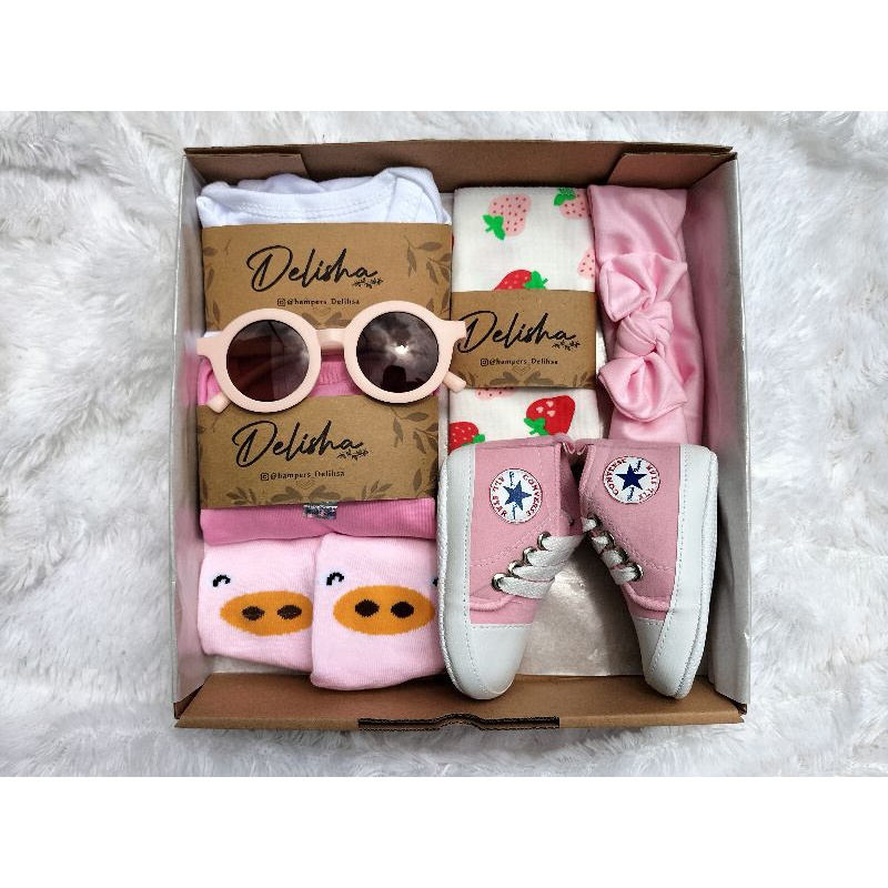 Hampers Bayi Newborn | Kado Bayi | Baju Bayi | Hampers Baby Boy | Hamper Baby Girl-Collection B Girl