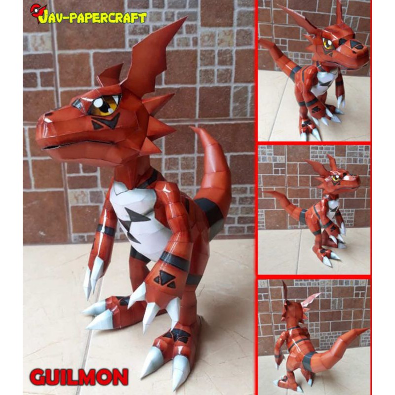 Digimon Guilmon Papercraft