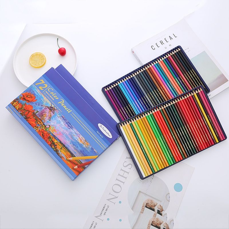 

FuTaikunyuan Oily Professional Painting Color Pencils Smooth Writing 72 pcs