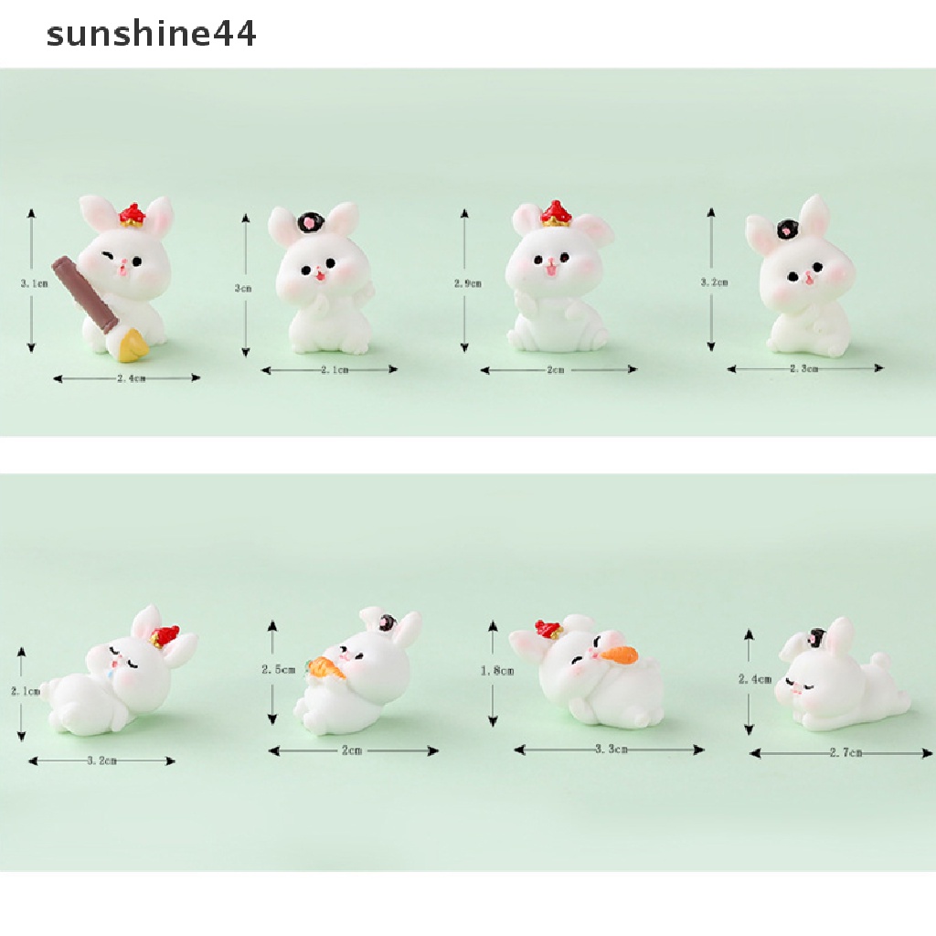 Sunshine Hiasan Mikro Landskap / Tahun Baru Cina / Natal Bentuk Kelinci Lucu