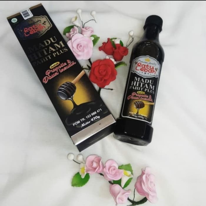 

madu hitam pahit plus ratu lebah