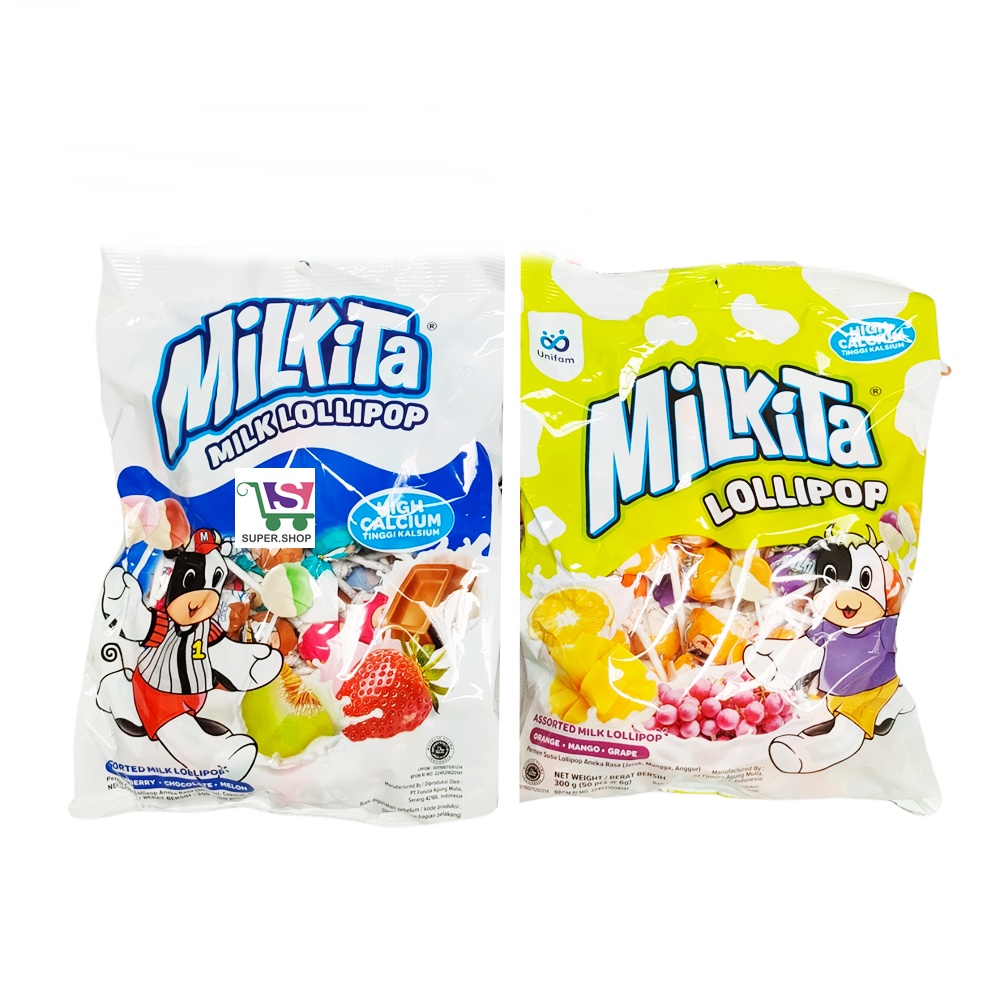 

MILKITA LOLLIPOP Permen Loli Refill isi 30 pcs