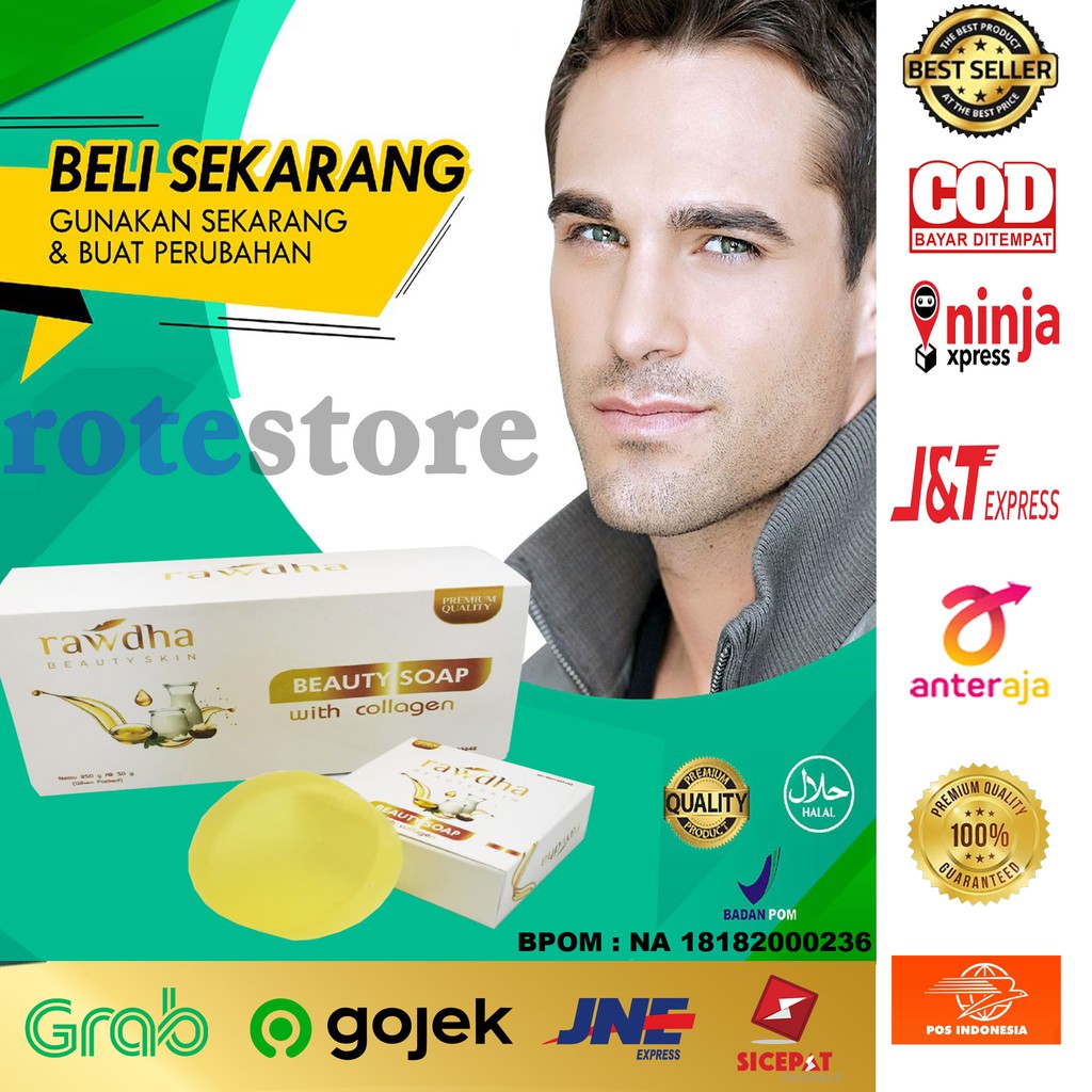 #Sabun Pemutih Badan Pria | Sabun Pemutih Wajah Pria | Sabun Pemutih Pria Rawdha