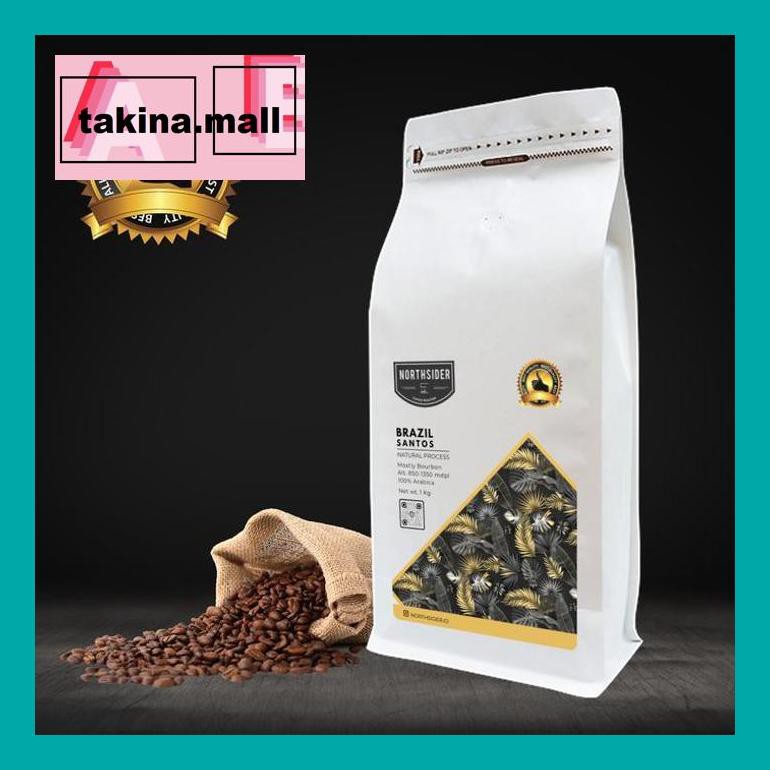 

Koptakk0 Biji Kopi Arabika Brazil Santos Natural -1Kg Northsider Coffee - Biji Kopi Tak05Sc