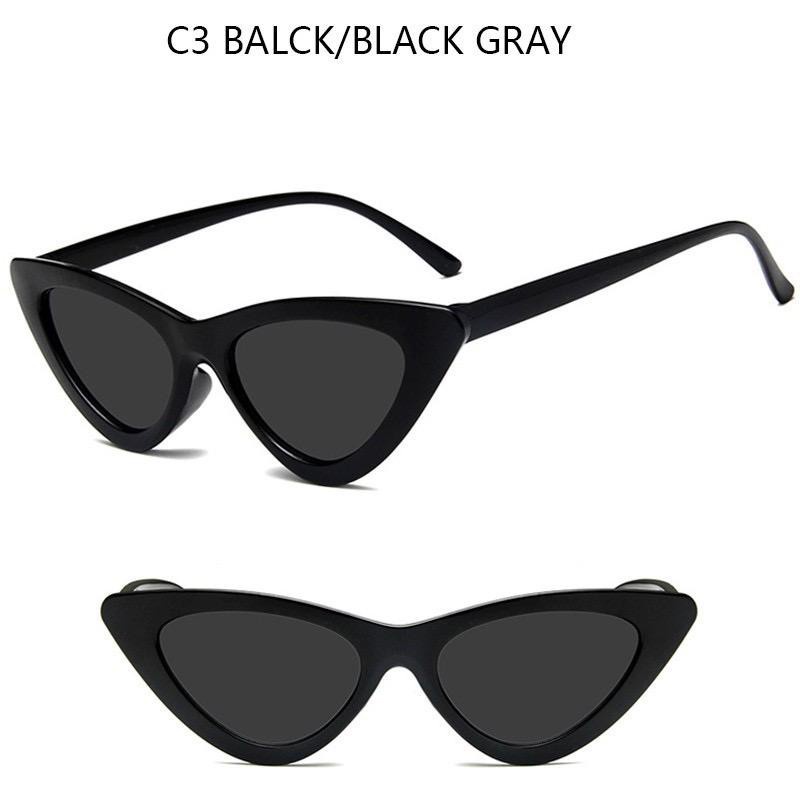 Kacamata Cat eye Triangle Segitiga wanita Sunglasses