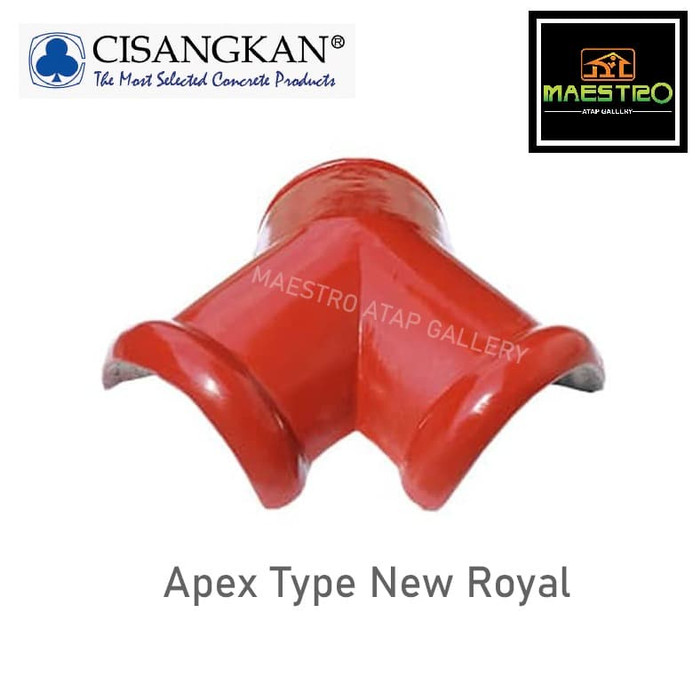 Aksesoris Genteng Beton CIsangkan Apex New Royal