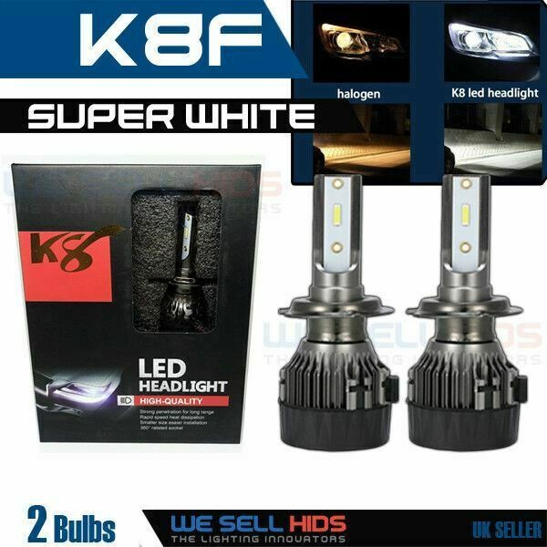 BULB H11 LED 3 Warna. Solusi Terang di Semua kondisi Cuaca K8 import lampu mobil motor high quality