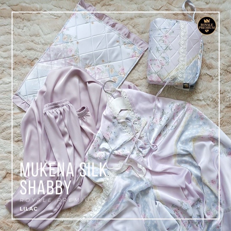 READY 100% ORI Premium Mukena Shabby Royale Silk By Maisara Premium
